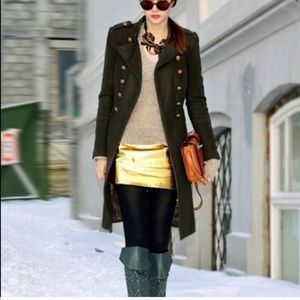 BEBE long military pea coat